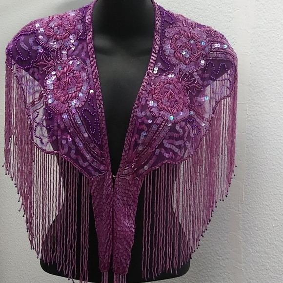 Sequins SHAWL - Picture 1 of 7